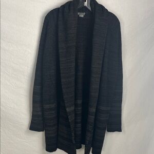 Vince wool Black and Gray Open Front Cardigan jacket small